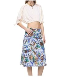 Rabanne - Puff Sleeve Crop Top - Lyst