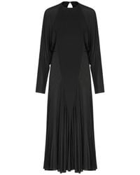 Alaïa - Alaïa Fit And Flare Jersey Dress - Lyst
