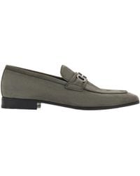 Ferragamo - Moccasin With Gancini Ornament - Lyst
