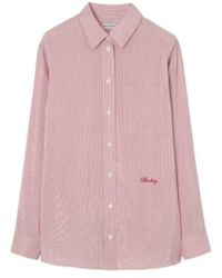 Burberry - Relaxed Fit Striped Silk Shirt - Lyst