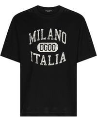 Dolce & Gabbana - T-Shirt With Logo - Lyst