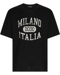 Dolce & Gabbana - T-Shirt With Logo - Lyst
