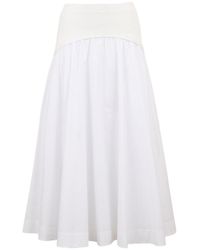 Jonathan Simkhai - Ovie Midi Skirt - Lyst