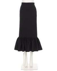 Valentino - Skirt With A Back Zipper - Lyst