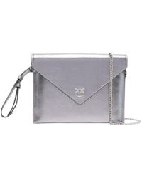 Pinko - Small Chain Flap Clutch Bag - Lyst