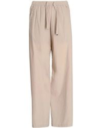 Herno - Drawstring Straight-Leg Trousers - Lyst
