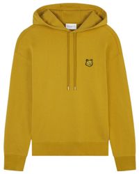 Maison Kitsuné - Maison Kitsuné Fox Head Patch Drawstring Hoodie - Lyst