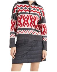 Brunello Cucinelli - Jacquard Knit Jumper - Lyst