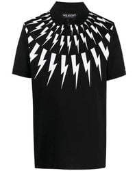 Neil Barrett - Short-Sleeved Polo Shirt - Lyst