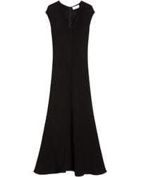 Sportmax - Spxpecora V-Neck Maxi Dress - Lyst