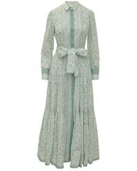 MC2 Saint Barth - Jensen Long Shirt Dress - Lyst