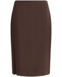 Tom Ford - Back Slit Pencil Skirt - Lyst
