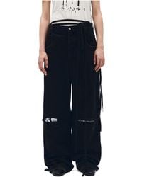 Ann Demeulemeester - Polly 5 Pocket Distressed High Comfort Jeans - Lyst