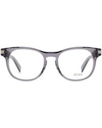 ZEGNA - Oval Frame Glasses - Lyst