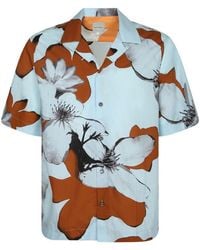 Paul Smith - Oversized Floral Print Shirt - Lyst