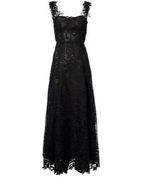 Oscar de la Renta - Guipure Lace Bustier Gown - Lyst