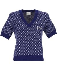 Dior - Short-Sleeved Sweater - Lyst