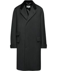 Maison Margiela - Work-In-Progress Wool Coat - Lyst