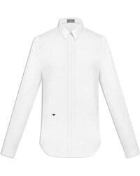 Dior - Homme Bee Embroidered Long-Sleeved Shirt - Lyst