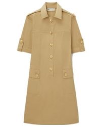 Tory Burch - Camp Button-Up Short Sleeved Dress - Lyst