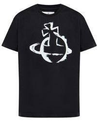 Vivienne Westwood - Logo Cotton T-Shirt - Lyst