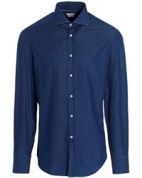 Brunello Cucinelli - Buttoned Long-Sleeved Shirt - Lyst