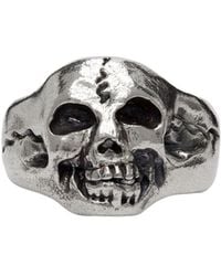 Our Legacy - Sculpted Skull Ring - Lyst