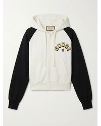 Gucci - Jersey Hooded Sweatshirt - Lyst