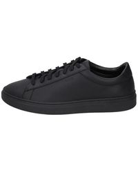 BOSS - Boss Round Toe Lace-Up Sneakers - Lyst