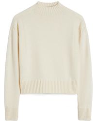 Jil Sander - Wool Mock-Neck Sweater - Lyst