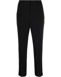 Michael Kors - Pleated Cropped Trousers - Lyst