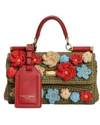 Dolce & Gabbana - My Sicily Crochet Handbag - Lyst
