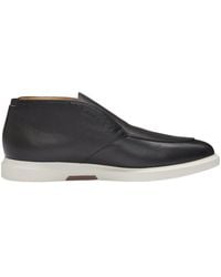 BOSS - Round Toe Boots - Lyst