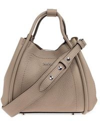 Max Mara - Logo Plaque Top Handle Bag - Lyst