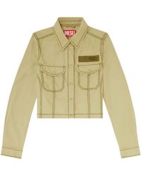 DIESEL - G Roovy Logo Detailed Jacket - Lyst
