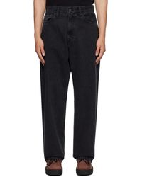 Carhartt - Wip Logo Patch Wide Leg Jeans - Lyst