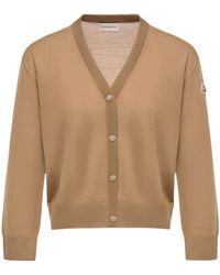 Moncler - Wool Cardigan - Lyst