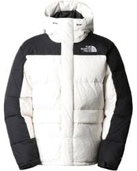 The North Face - Logo Embroidered Zipped Puffer Jacket - Lyst