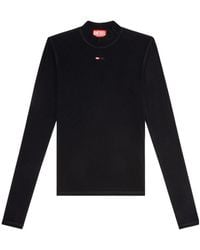 DIESEL - T-Mokky-Ls-Microdiv Top - Lyst