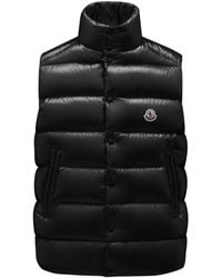 Moncler - Tibb High-Neck Zip-Up Padded Gilet - Lyst
