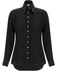 KHAITE - Long-Sleeved Shirt - Lyst