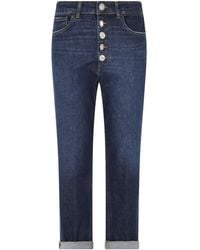 Dondup - Koons Loose Fit Button-Front Jeans - Lyst