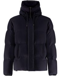 Herno - High-Neck Drawstring Bomber Jacket - Lyst