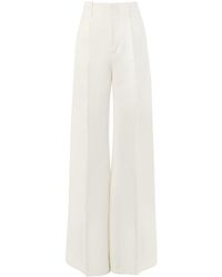 Chloé - Chloé High-Waisted Wide Leg Trousers - Lyst