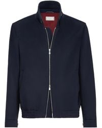 Brunello Cucinelli - Stand-Collar Zip Jacket - Lyst