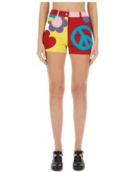 Moschino - Pattern Shorts - Lyst