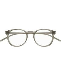 Saint Laurent - Eyewear Round Frame Glasses - Lyst