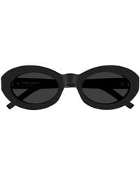 Saint Laurent - Eyewear Sl M136 Oval Frame Sunglasses - Lyst