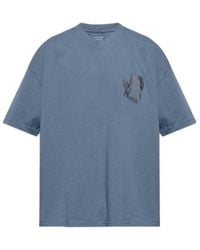 AllSaints - Orlando Logo T-Shirt - Lyst