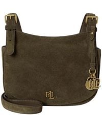 Ralph Lauren - Medium Marcy Logo-Plaque Cross Body Bag - Lyst